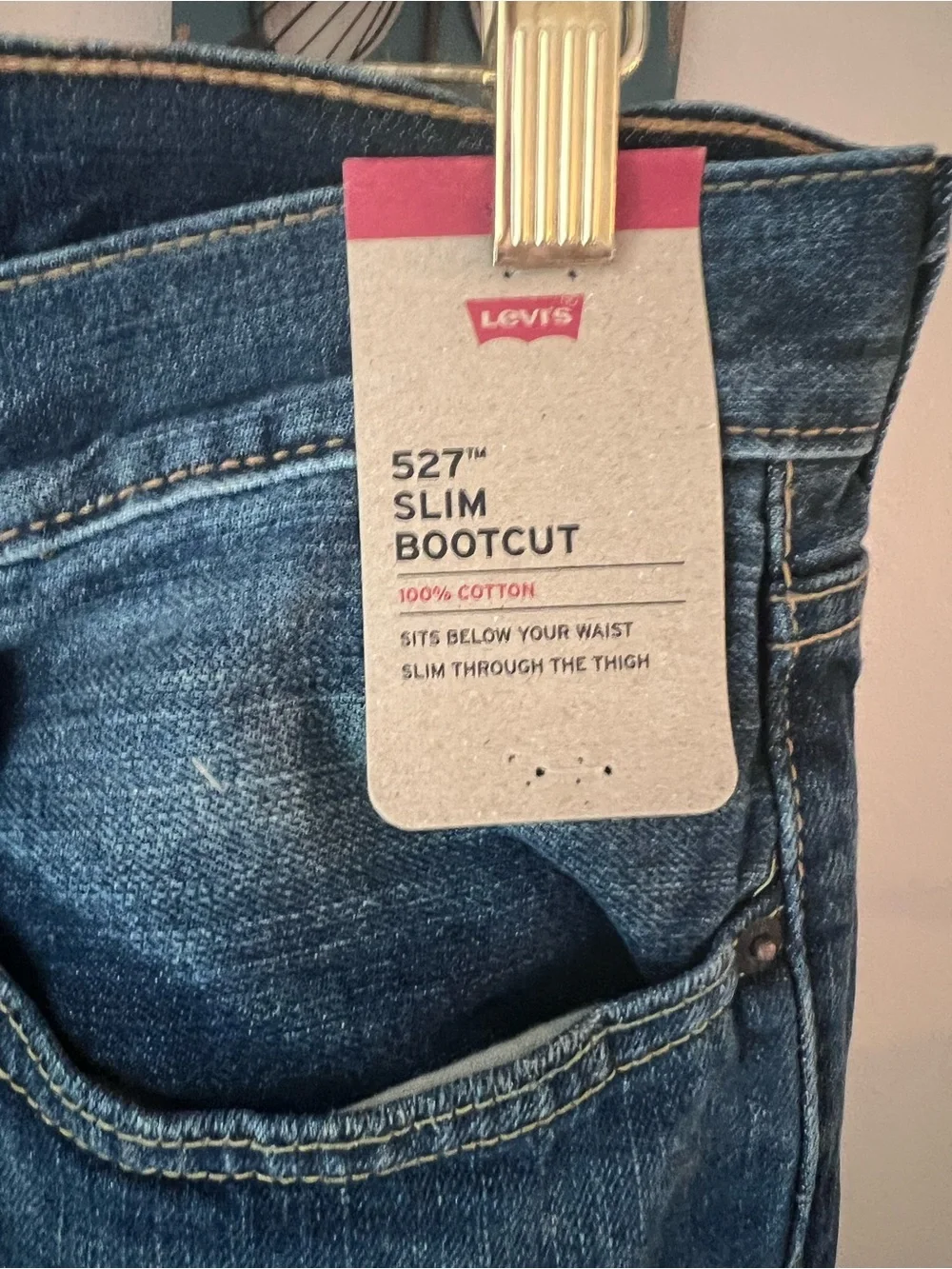 Levi's 527 Slim Bootcut Jeans - New With Tags - 34x34
